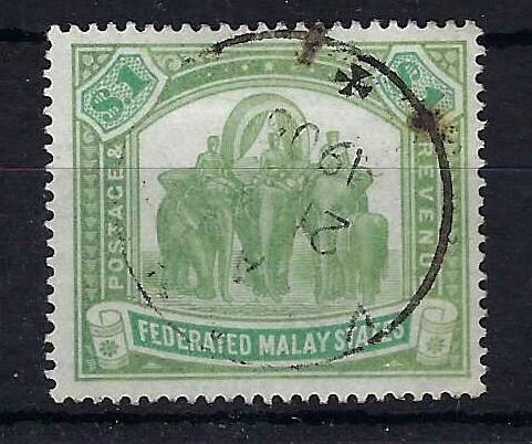 Image of Malaysia-Federated Malay States SG 23 FU British Commonwealth Stamp